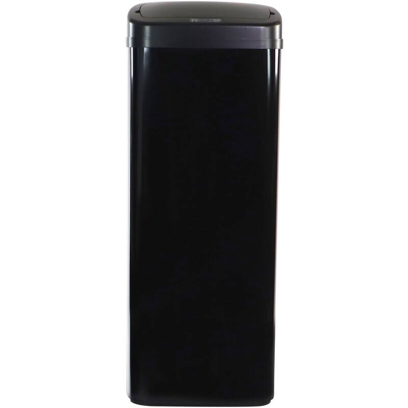 Hanover 50-Liter / 13.2-Gallon Trash Can with Sensor Lid in Black