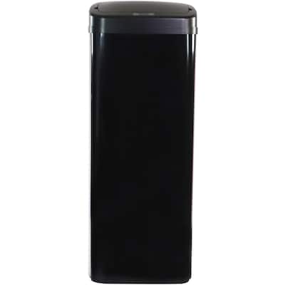 Hanover 50-Liter / 13.2-Gallon Trash Can with Sensor Lid in Black