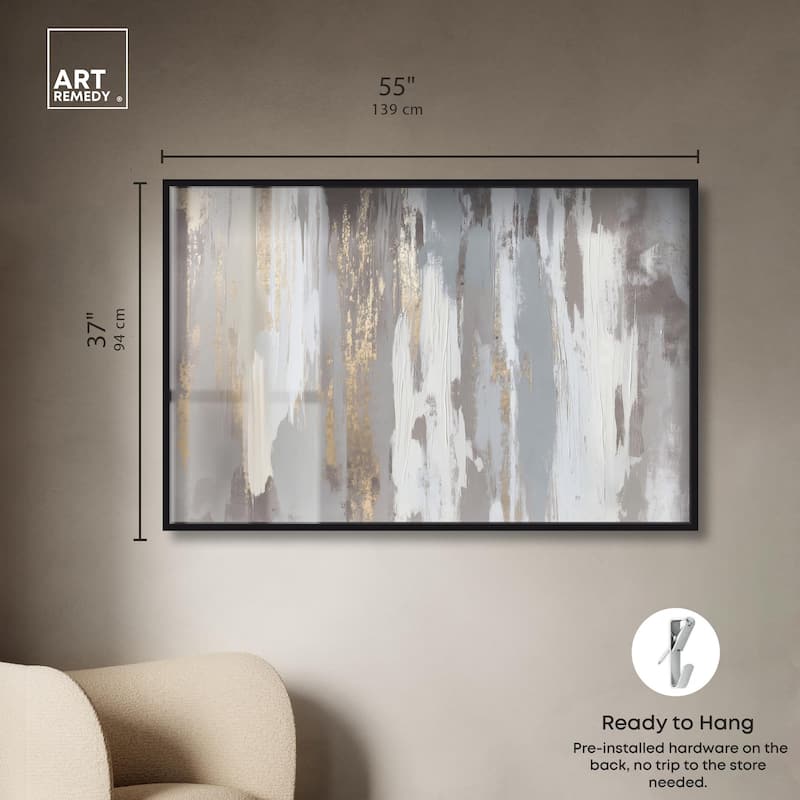 Flooding Gold II Shadowbox by Art Remedy