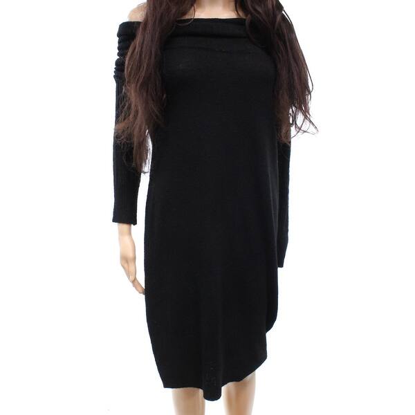 Shop Solutions Women S Small Draped Cowl Neck Sweater Dress Free
