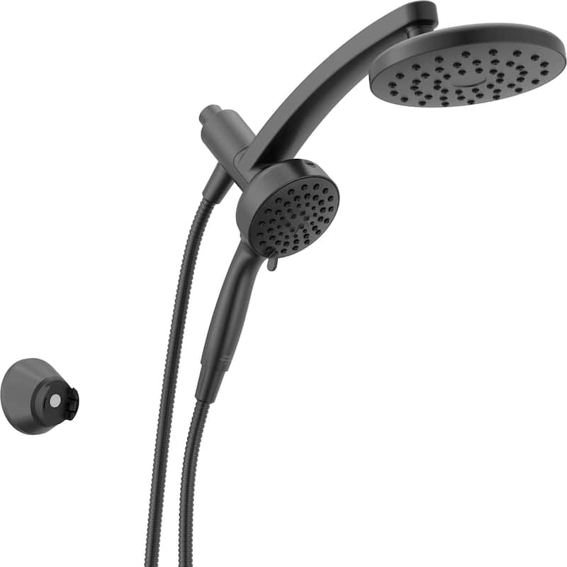 Delta 75649 PivotPro 1.75 GPM 3-in-1 Shower Head and 6 Setting Hand - Matte Black