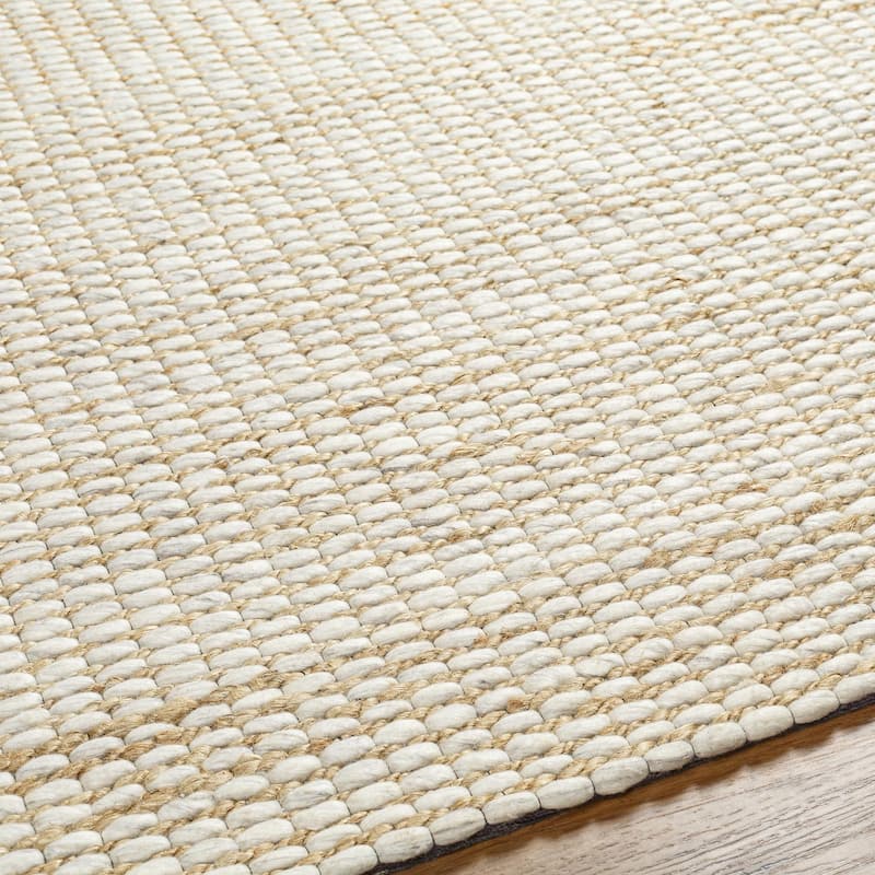 Livabliss Priya Handmade Jute & Wool Blend Area Rug