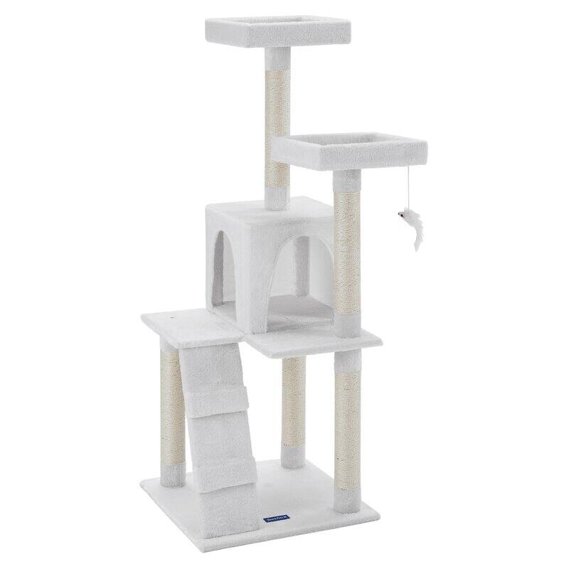 Sam 54" White Cat Tree