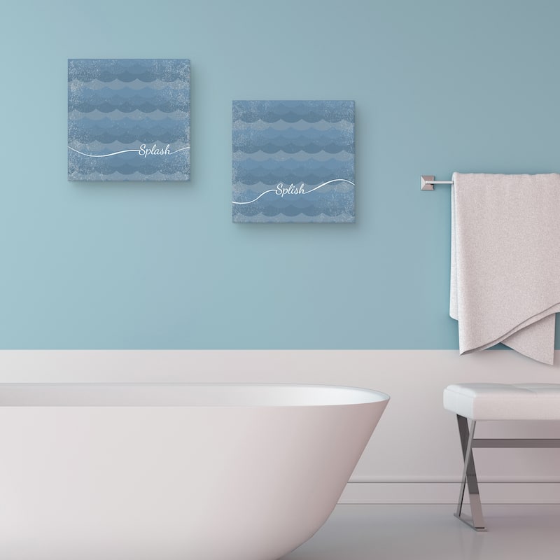 Splish & Splash by Design Lab Canvas S/2 by Design Lab Canvas Art Prints