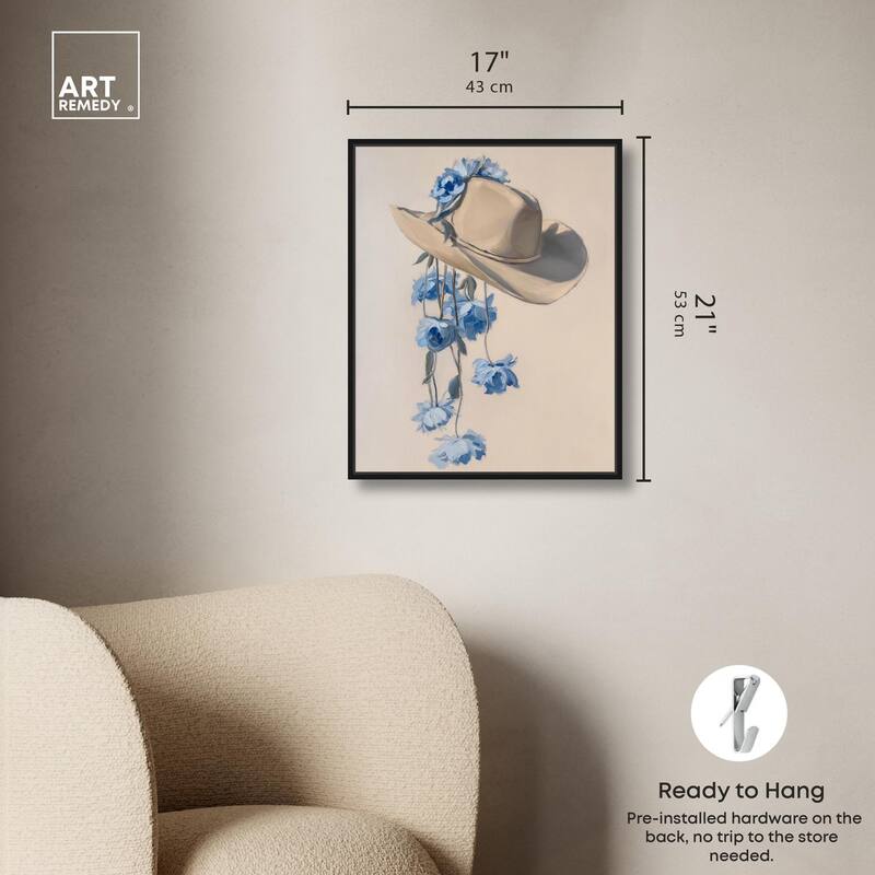 Brimming Blues II Canvas by Art Remedy