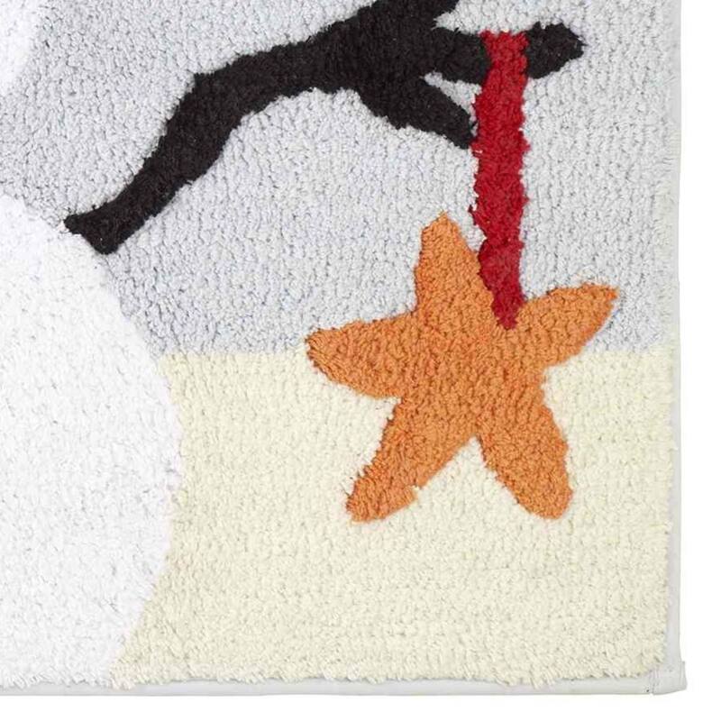 Avanti Beach Snowman Rug