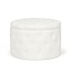 preview thumbnail 21 of 32, Adeco Round Velvet Storage Ottoman, Button Tufted Footrest Footstool