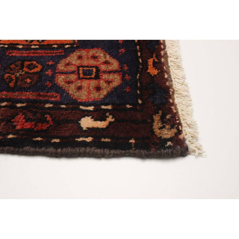 ECARPETGALLERY Hand-knotted Andelz Red Wool Rug - 4'3 x 8'10