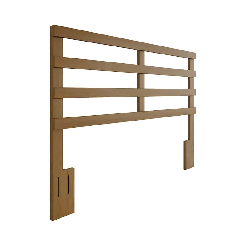 CraftPorch Modern Wooden Slat Headboard