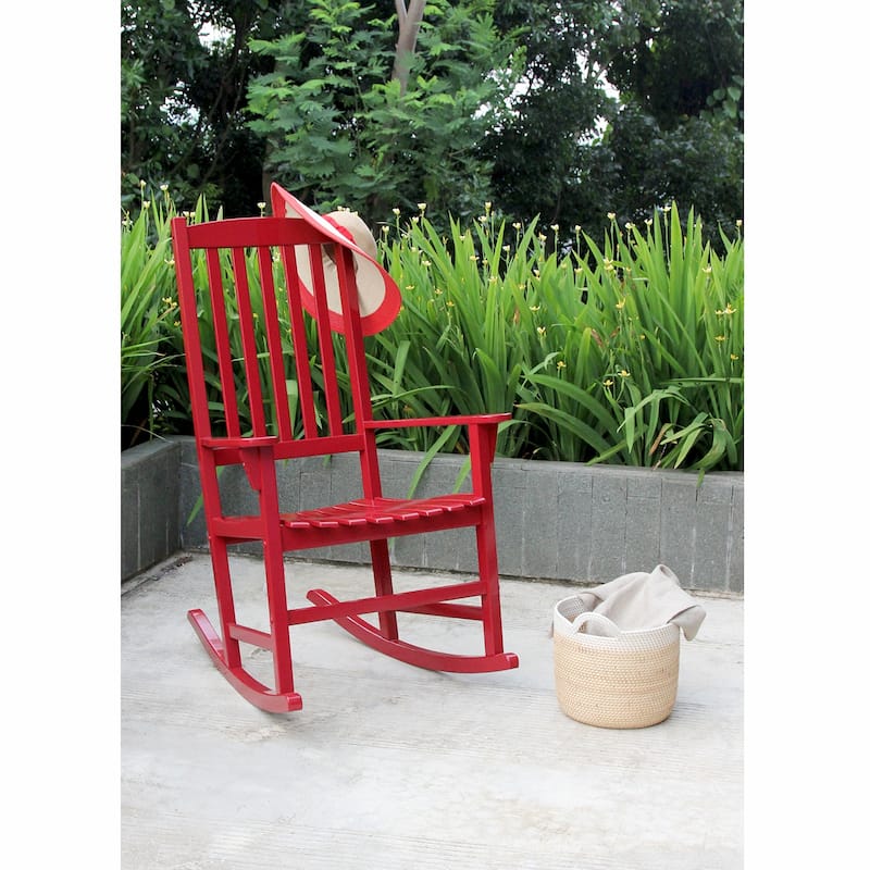Cambridge Casual Alston Wood Outdoor Rocking Chair