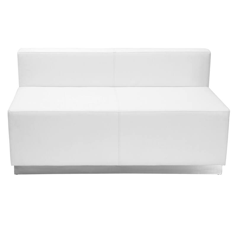 8 PC LeatherSoft Modular Reception Configuration w/Taut Back &Seat