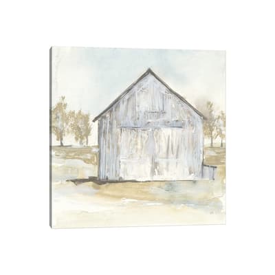 iCanvas "White Barn I" by Chris Paschke Canvas Print