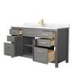 preview thumbnail 7 of 44, Beckett 60 Inch Single Vanity, Cultured Marble Top