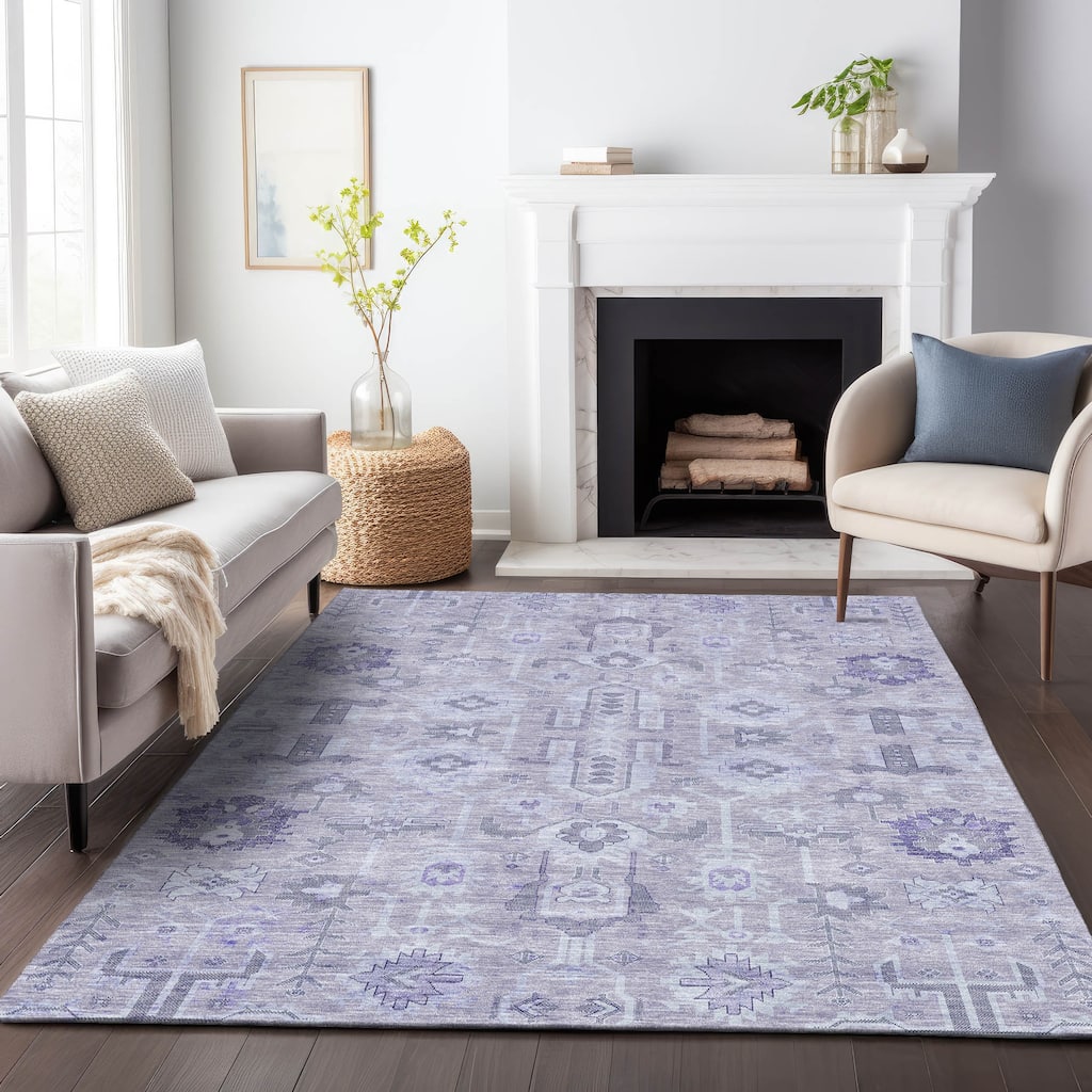 Premium Washable Super Soft Traditional Global Mayfield Rug