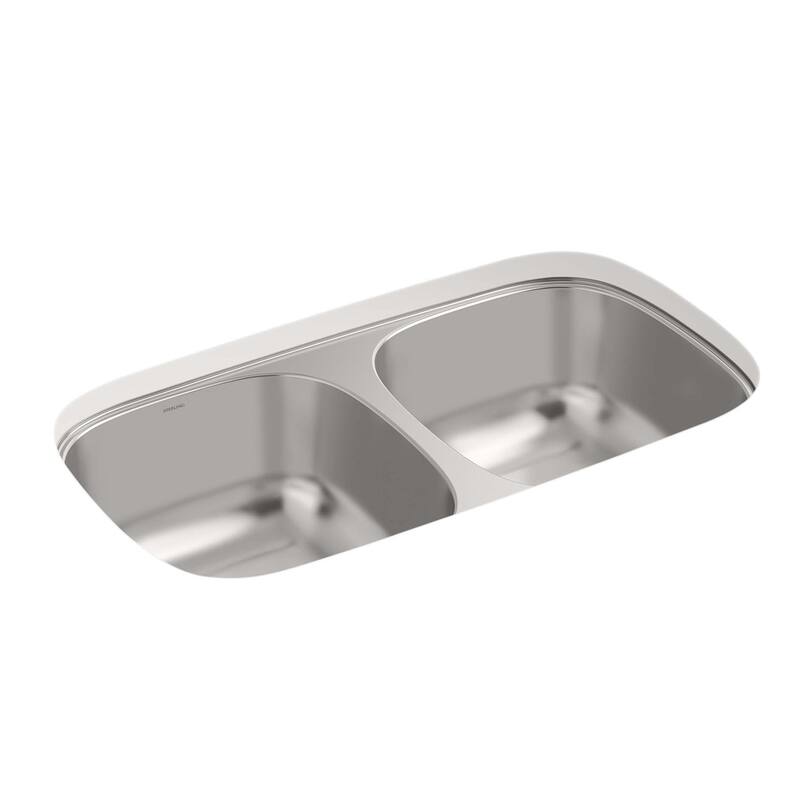 Sterling 36598 Valton 32-1/4" Undermount Double Basin Stainless Steel - Stainless Steel