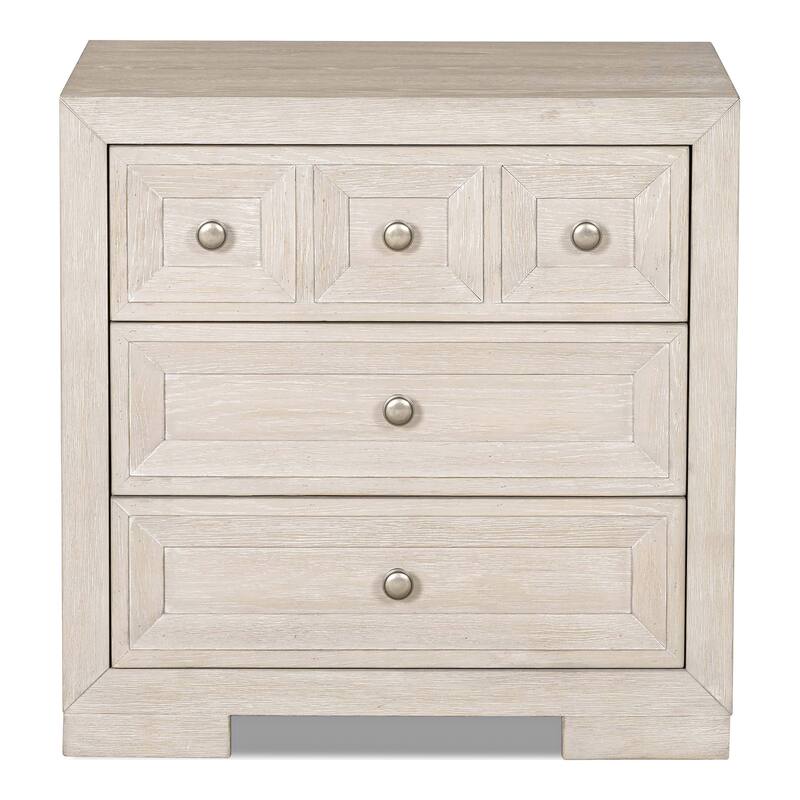 Furniture of America Durem Modern Classic 5-Piece Solid Wood Panel Bedroom Set with 3-Drawer Nightstand