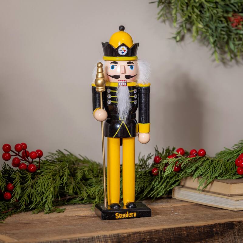 Nutcracker Statue, Pittsburgh Steelers - 4.92''W x 4.53''H x 13.78