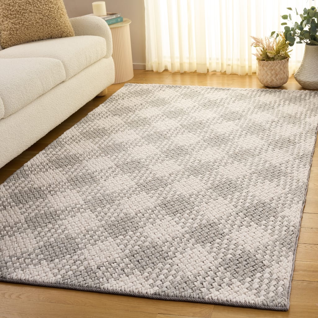 SAFAVIEH Handmade Natural Fiber Couture Heriona Wool Rug