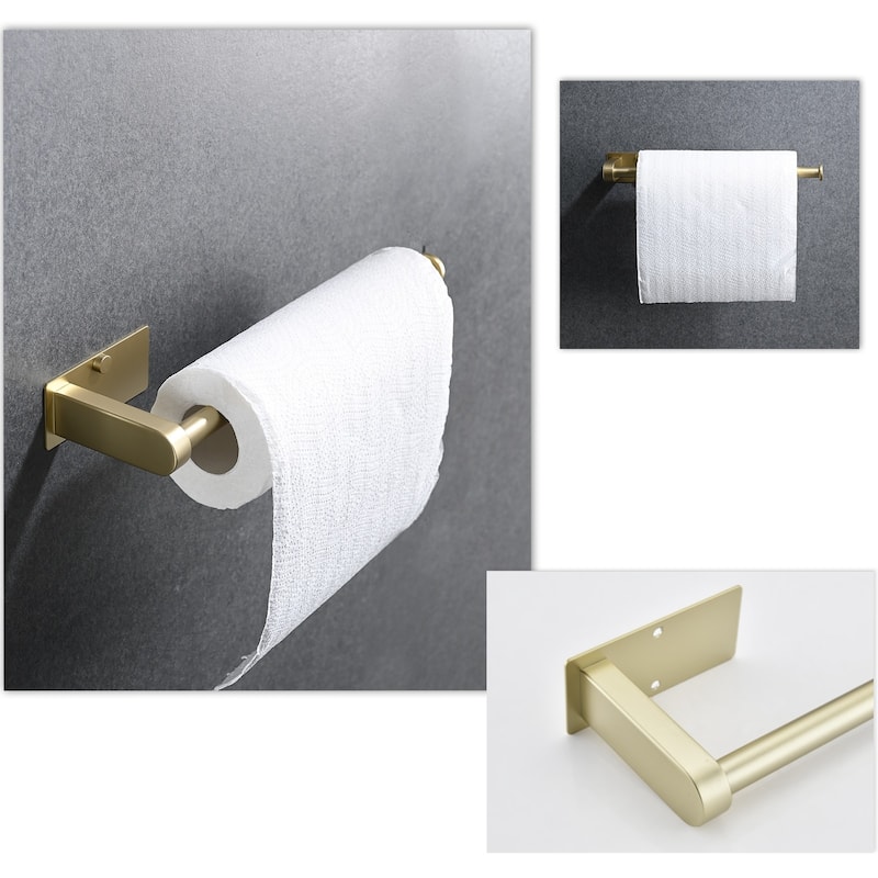 2-Piece Under Cabinet Wall-Mount Paper Towel Holder