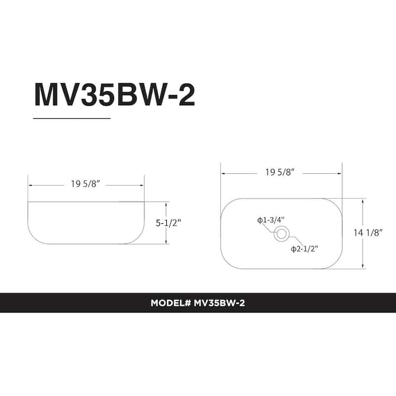 Fine Fixtures Dumbo Modern Bathroom Vanity -Black Rack with Vessel Sink
