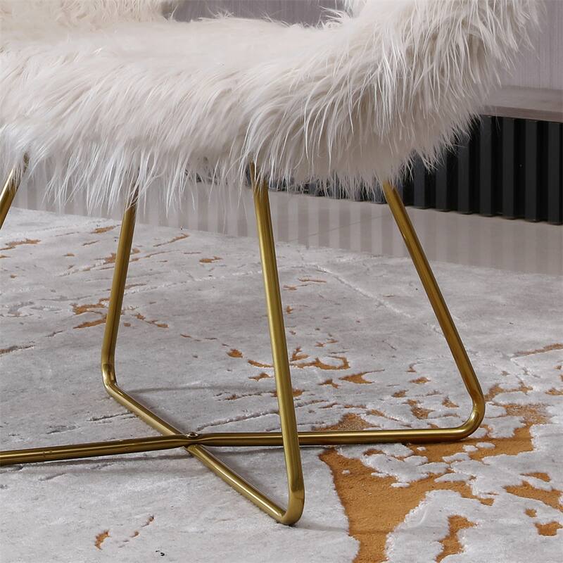 Accent Chair Upholstered with Cushioned Seat and Backrest