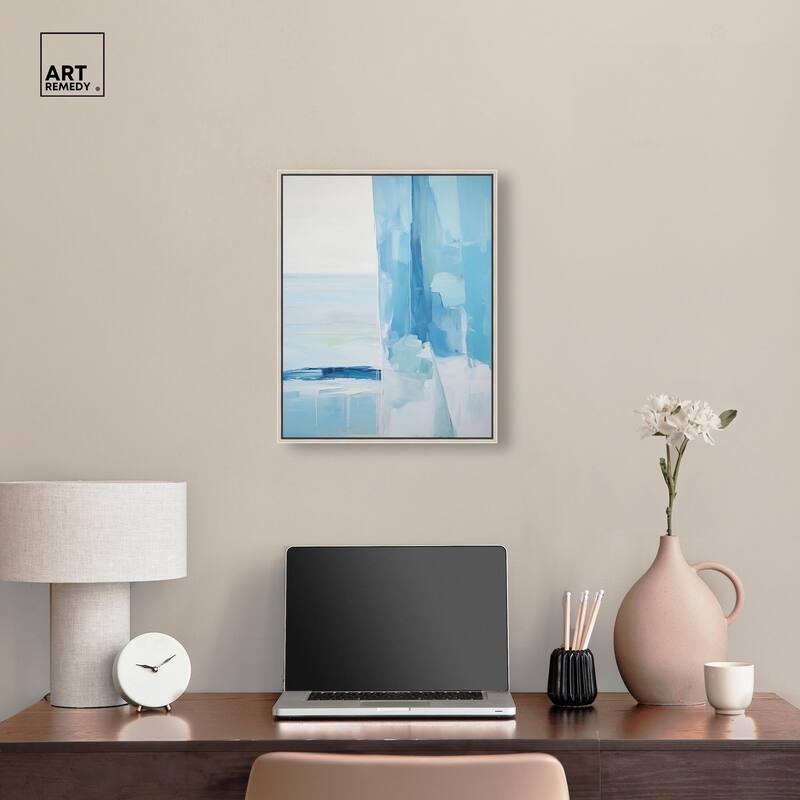 Seraphic Blues I Canvas by Art Remedy