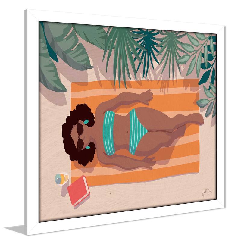 "Beach Babes III (Square)" Print on Acrylic