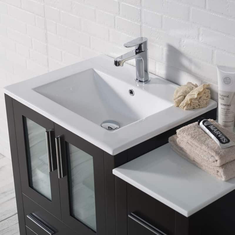 Blossom Sydney 36 Inch Solid Wood Bathroom Vanity with Sink & Cabinet