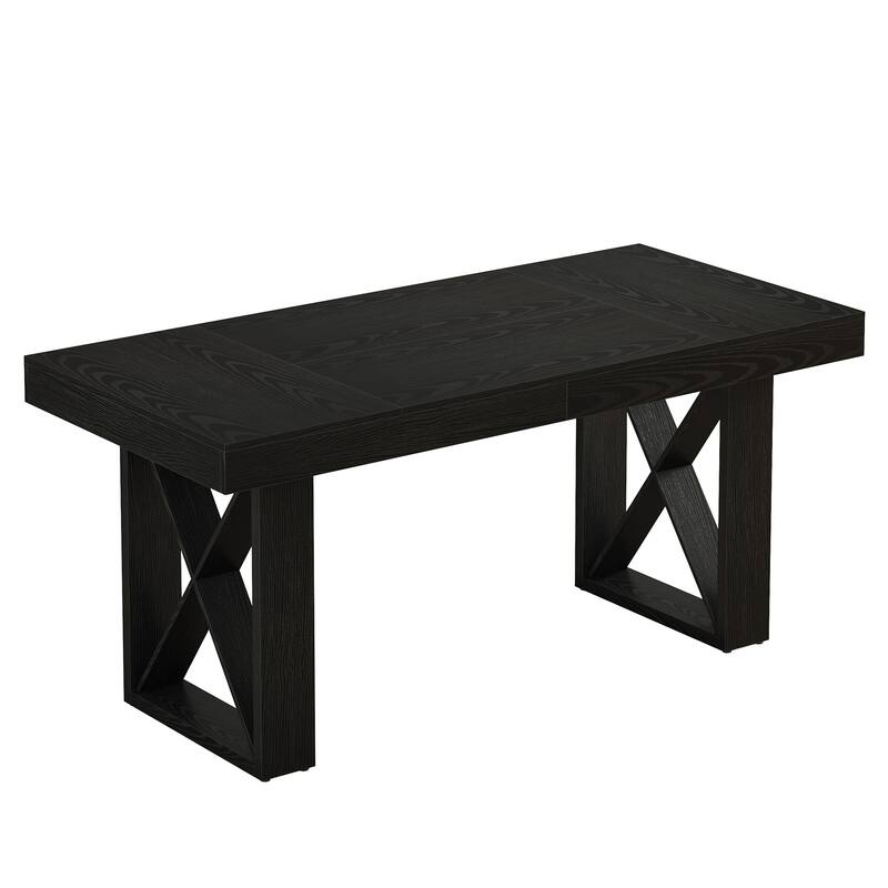 63-Inch Long Wood Computer Desk/Table, Study Writing Gaming Work Executive Desk for Home Office