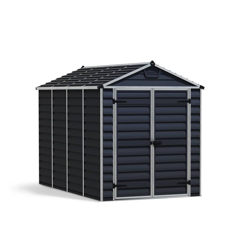 Skylight 6 ft. Midnight Grey Garden Outdoor Storage Shed