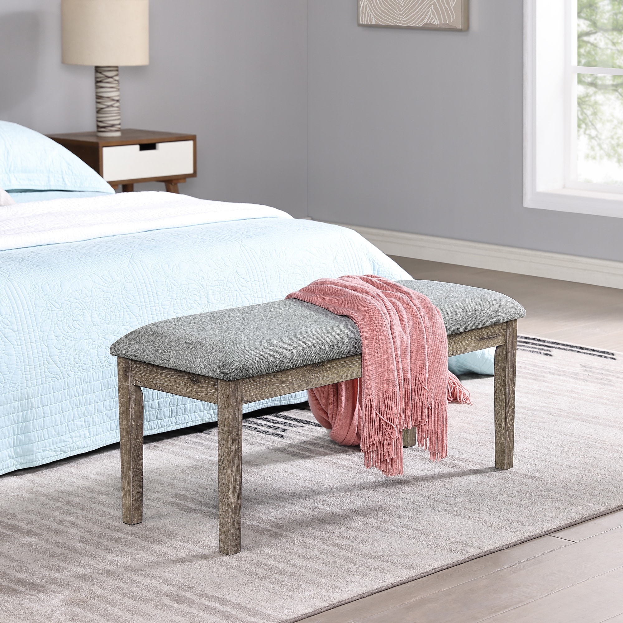 Indoor bedroom sales bench