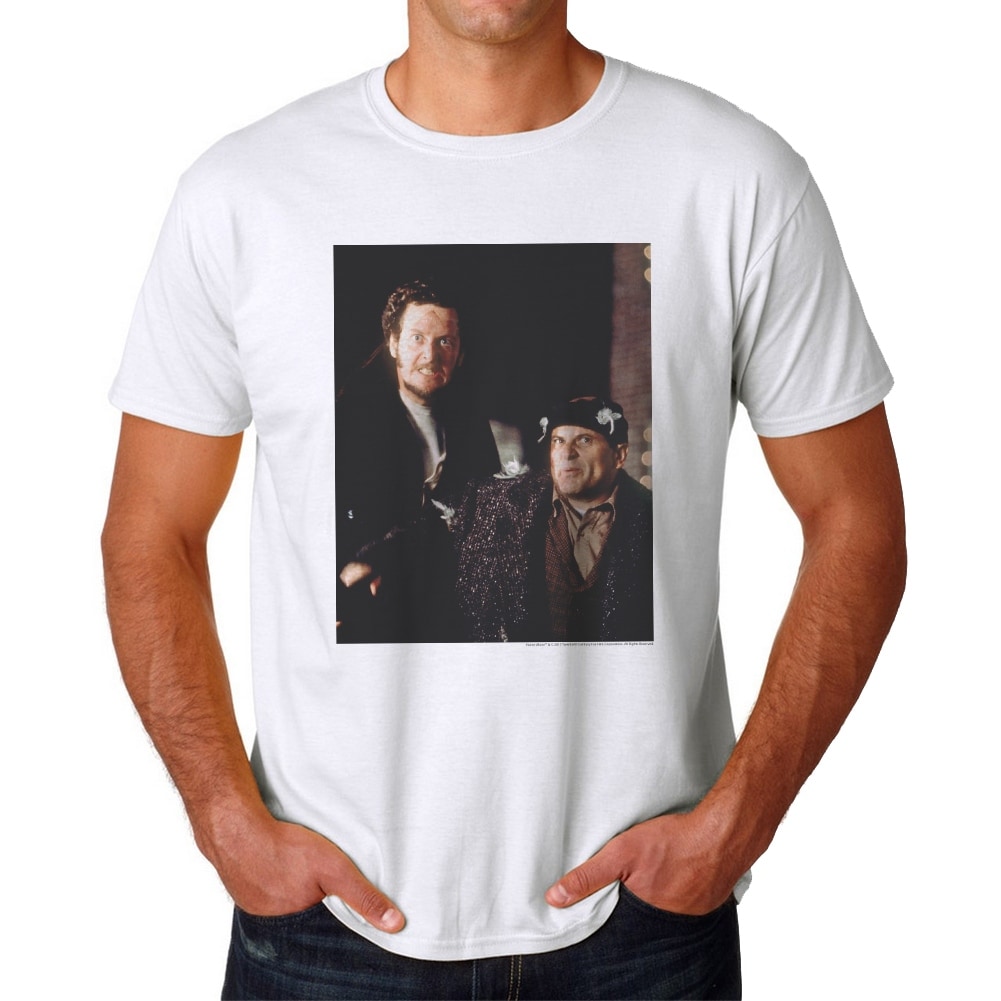 Shop Home Alone Zoom H M Men S White T Shirt Overstock 17066427