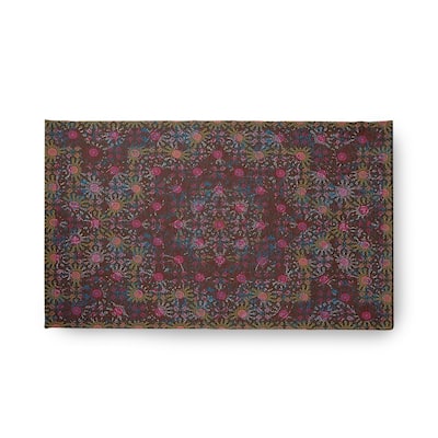 Layered Sun Tile Rug