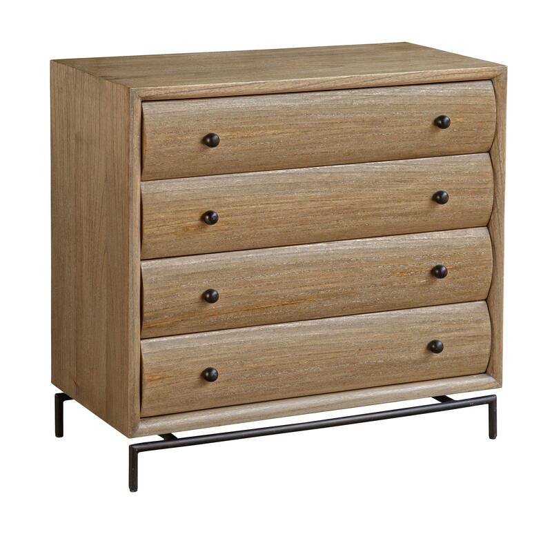 Uttermost Millard Curved 4 Drawer Chest
