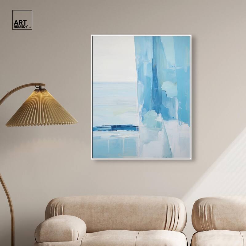 Seraphic Blues I Canvas by Art Remedy