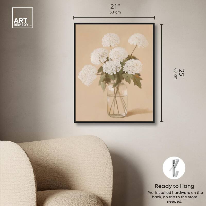 Lace in a Vase II Canvas by Art Remedy