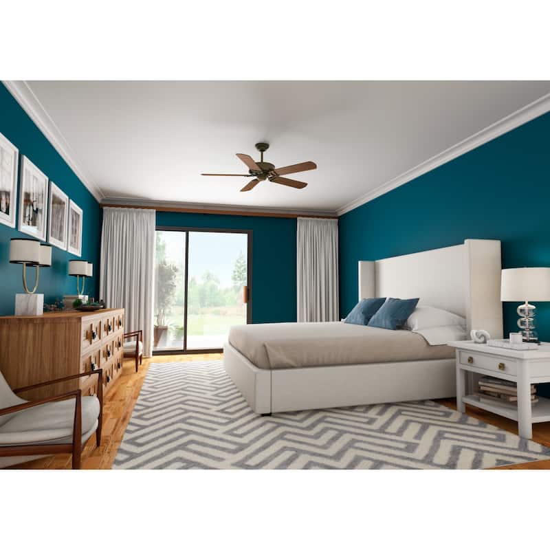 Casablanca 54" Panama Ceiling Fan with Wall Control - Traditional - 4-Speed!