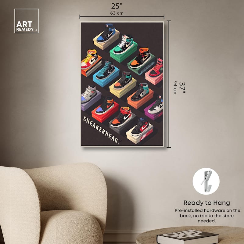 Sneaker Collection Dreams Canvas by Art Remedy