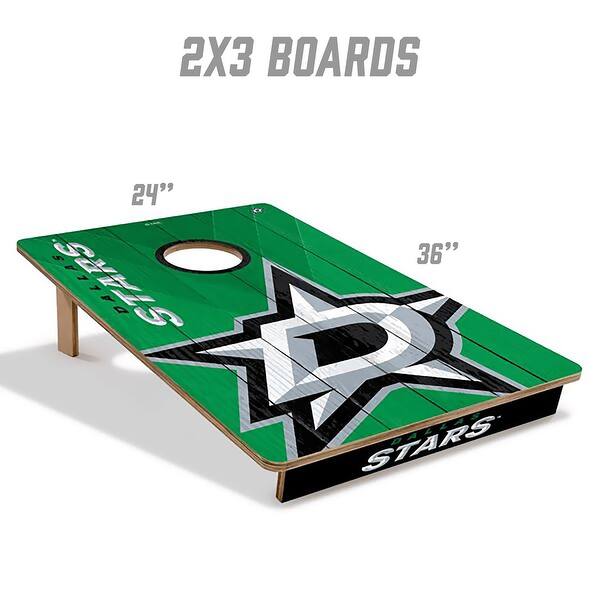 Dallas Stars NHL Tailgate Cornhole Board Set