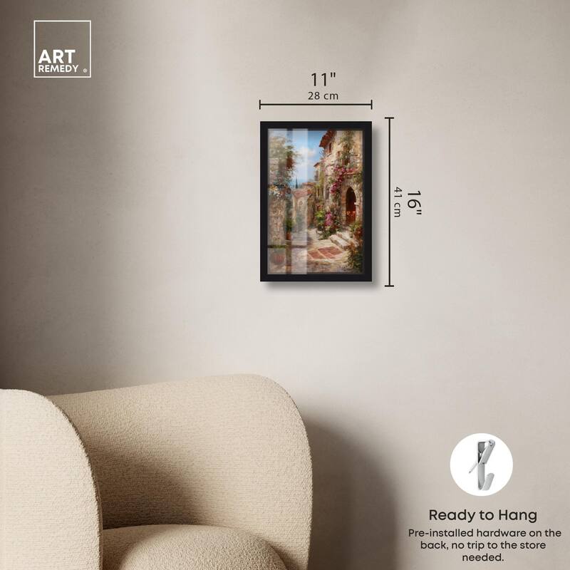 Mediterranean Charm I Shadowbox by Art Remedy