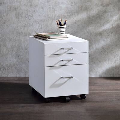 Aoolive Cabinet, Black & Chrome Finish