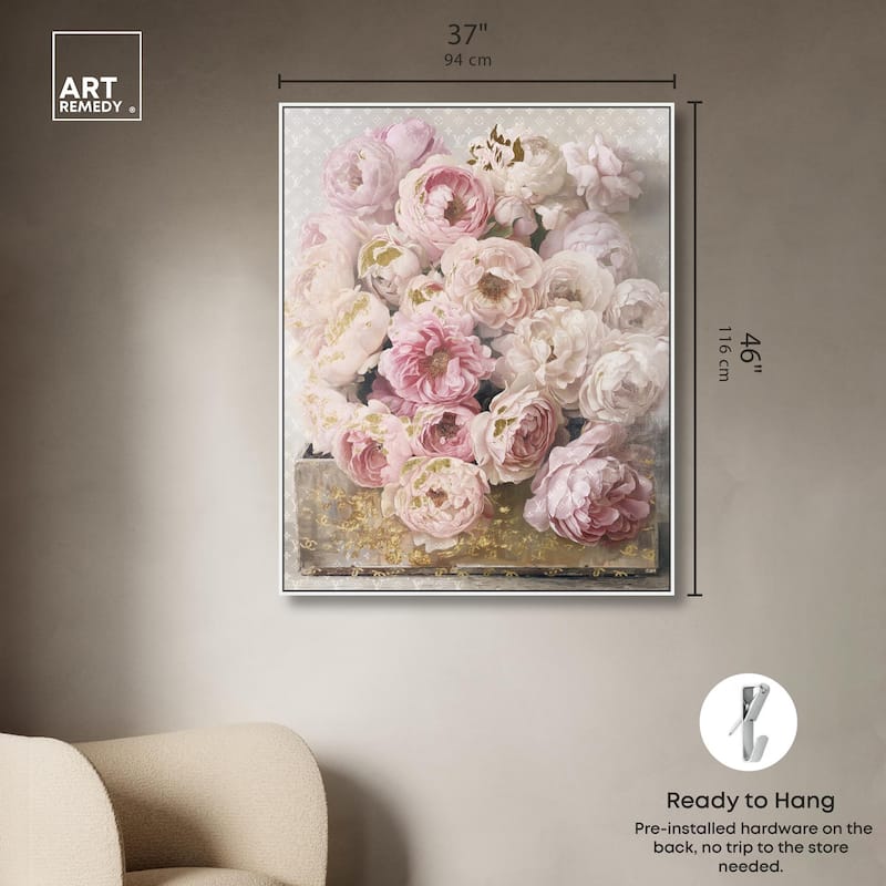 Beautiful Glam Floral Case Canvas by Art Remedy
