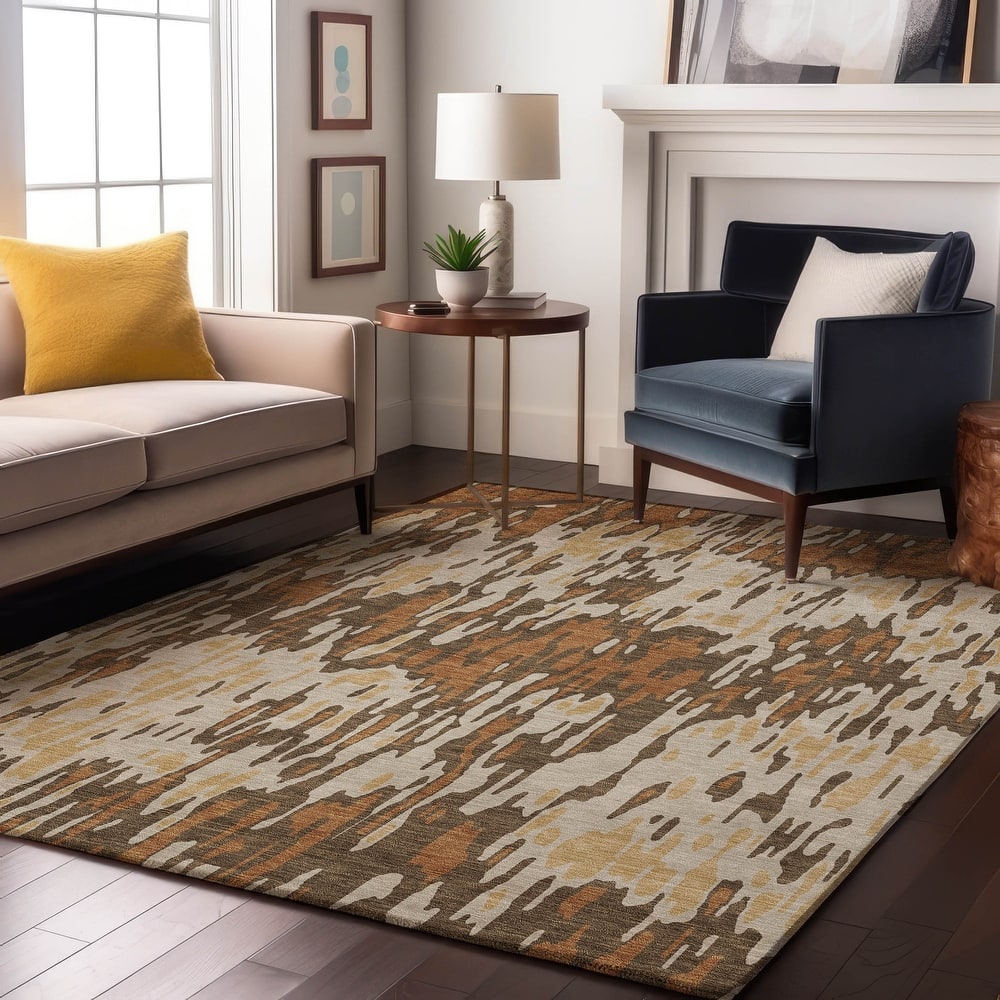 Premium Washable Super Soft Abstract Harmony Mayfield Rug