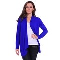 preview thumbnail 10 of 12, Simply Ravishing Women's Basic Long Sleeve Open Cardigan (Size: Small-5X)