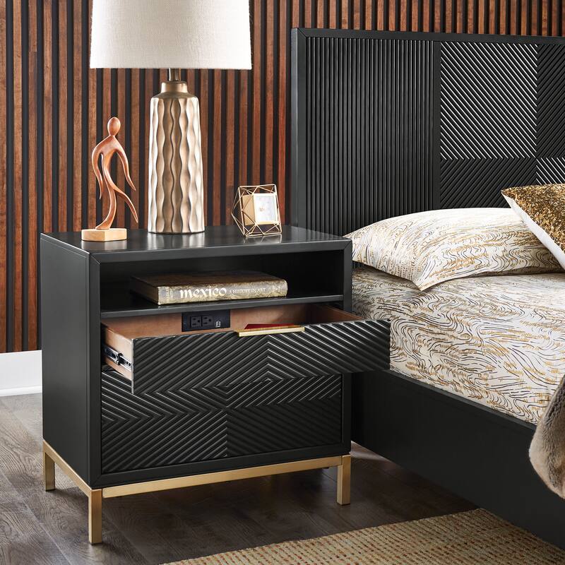 Elea 26" Tall 2 - Drawer Nightstand by iNSPIRE Q Bold