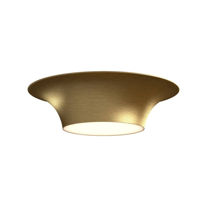 Alora Lighting FM523016 Emiko 2 Light 16" Wide Flush Mount Ceiling - Brushed Gold