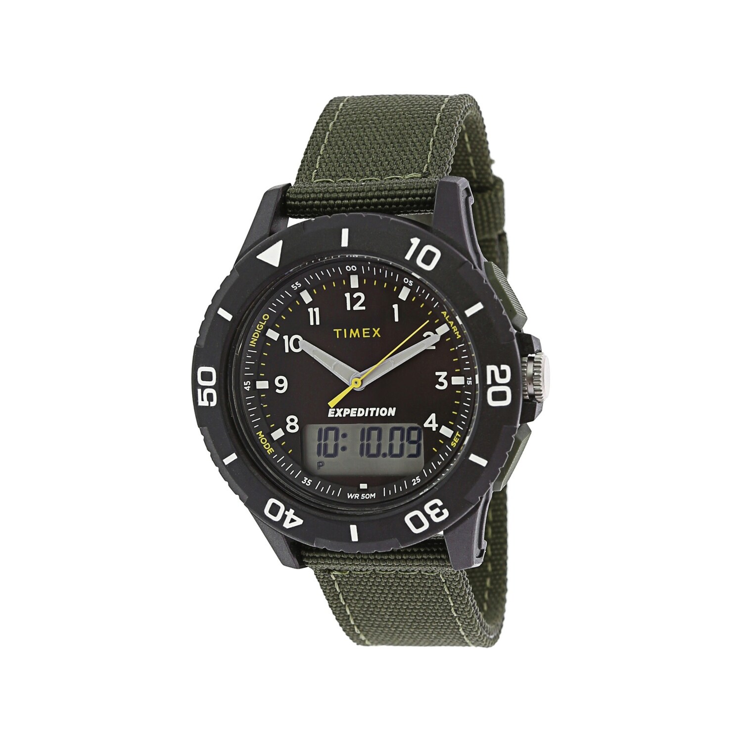 Shop Timex Men S Expedition Katmai Combo Tw4b16600 Black Nylon Quartz Sport Watch Overstock 28671398