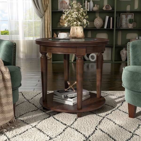 Cherry wood end tables outlet and coffee tables