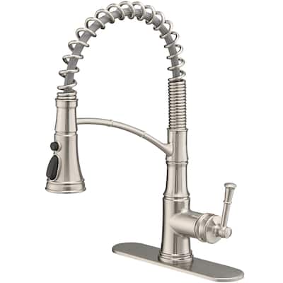 WIZ Single Handle Pull-Down Sprayer 3-Spray Kitchen Faucet