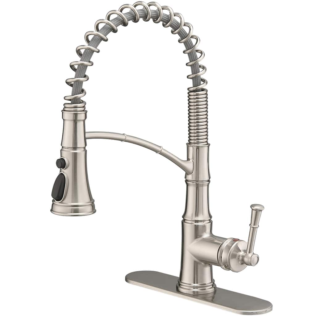 WIZ Single Handle Pull-Down Sprayer 3-Spray Kitchen Faucet